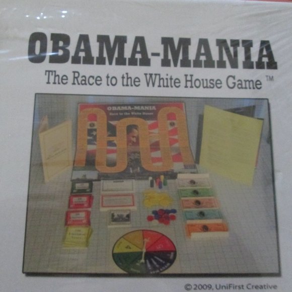 NIB President Barack Obama Obama-mania The Race to the White House Board Game - Picture 3 of 6